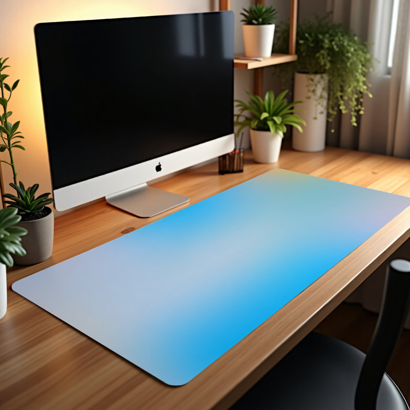Polyester Desk Pad, 31.5x15.5