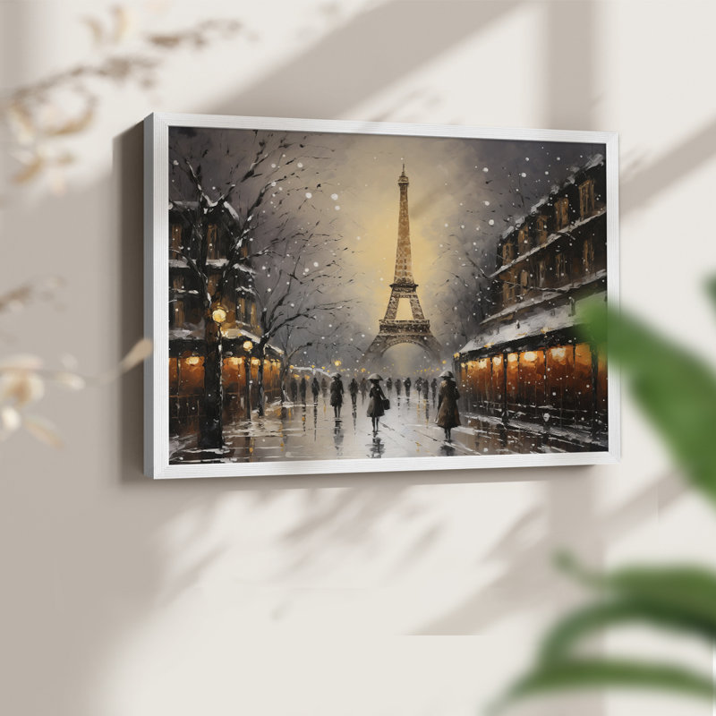 Chirstmas Art-CCCXI -Framed Print - Restickable, H 22 po x l 28 po, Blanc