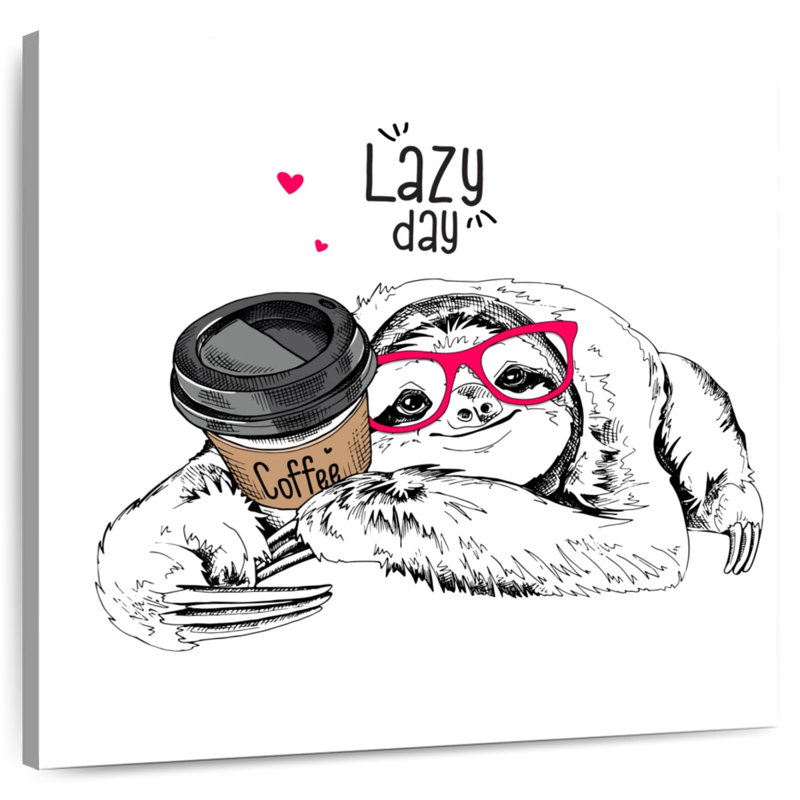 Brampt Sloth Lazy Day, 30" H x 30" W