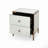 Christopher Knight Home Mirrored 2-Drawer Cabinet With Steel Frame