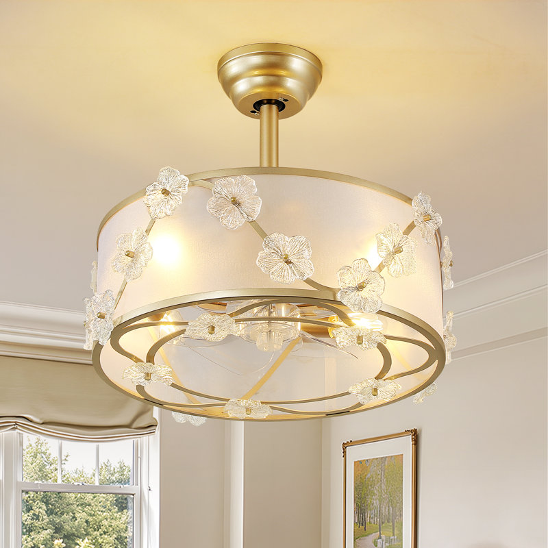 Ventilateur de plafond 20 "avec ensemble d'éclairage et télécommande