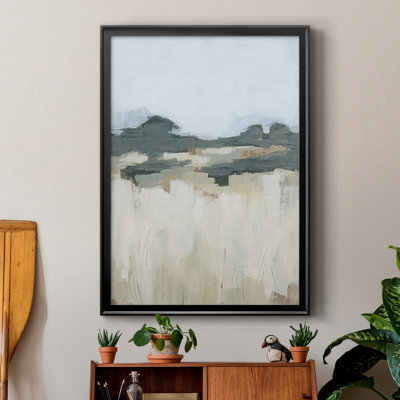 «Brushstroke Badlands II», reproduction encadrée de qualité supérieure - prête à être accrochée