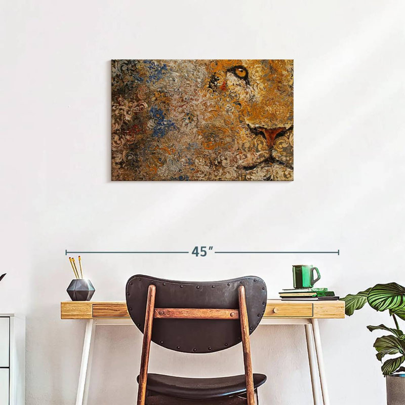 Brampt Barbary Lion, 20" H x 30" W