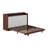 Charleston Queen Wood Murphy Bed Chest with 6" Mattress-1006409636