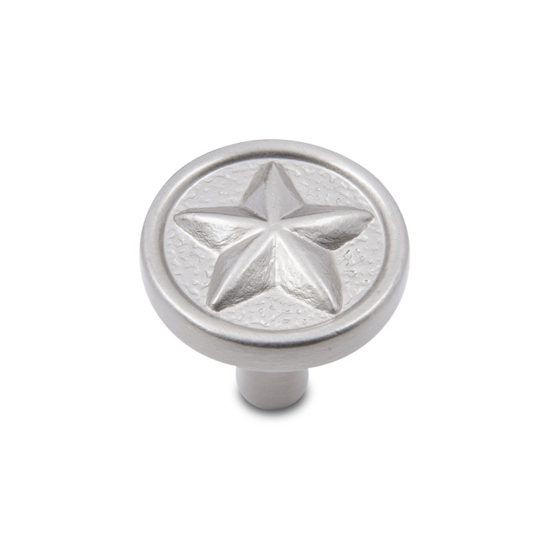 CK Series 1 1/4" Diameter Mushroom Knob, Satin Nickel (Pewter)