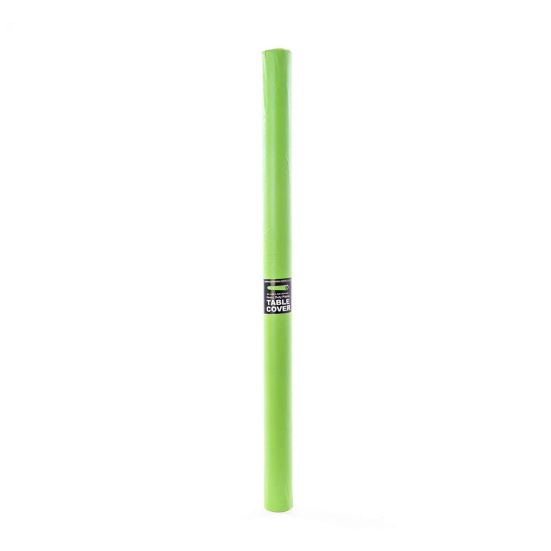 Rouleaux de nappe en plastique jetables, VERT POMME