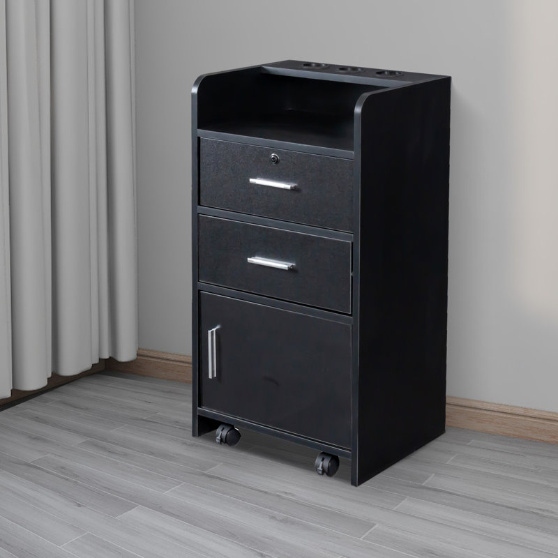 Armoire de rangement avec outils verrouillables Keunte Classic, Noir, Argent