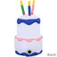 Décoration de fête gonflable, gâteau d'anniversaire, 4 pi