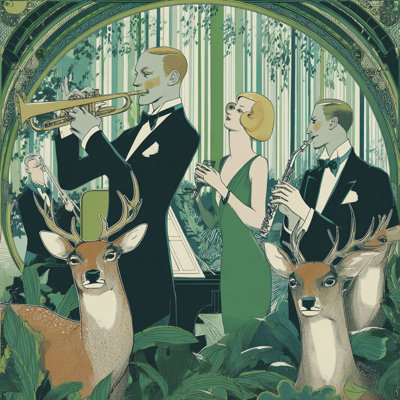 Art mural Emerald