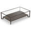 Rocco Glass Cocktail Table