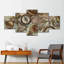 «Compass Collection World Map», reproduction sur toile-92833359