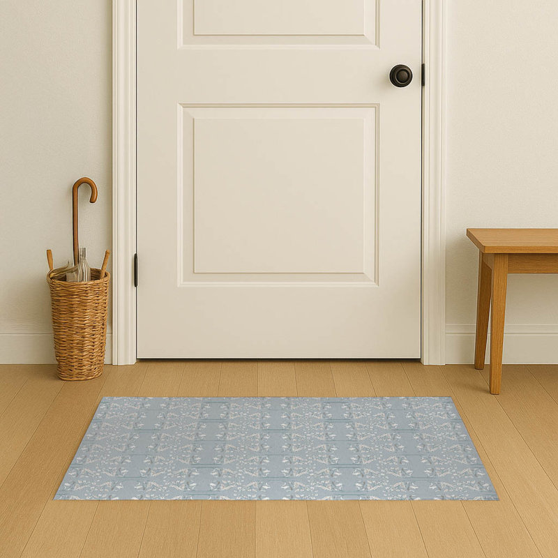 Paillasson Mira, Bleu gris, L 24 po x L 36 po