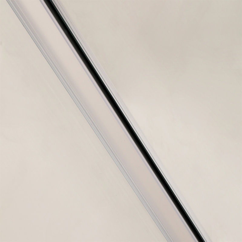 Shower Door 48" W X 72"H Single Sliding Bypass Shower Enclosure, Brushed Nickel