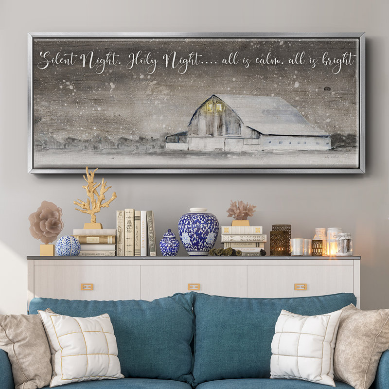 Silent Night- Framed Canvas