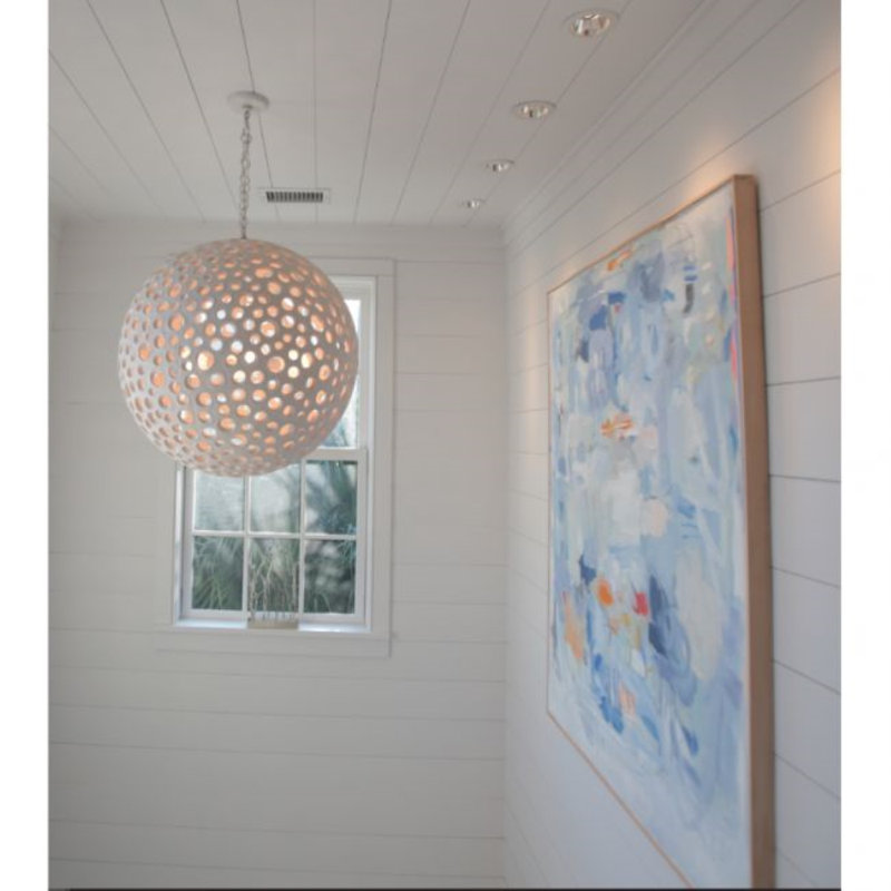Annika 4 - Light Globe Chandelier, White