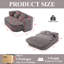 Canapé 75 po 2 en 1 pliable-1602025920