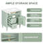 Meuble-lavabo 30 po avec lavabo, vert-2090415054