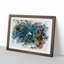 Hammerhead Shark in Abstract - Picture Frame Painting Print-55738098-55738105