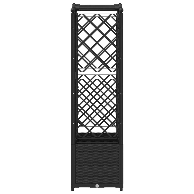Raised Garden Bed, 142cm H x 164cm W x 40cm D, Black
