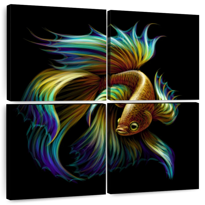 Brampt Fantasy Betta Fish, 32" H x 32" W