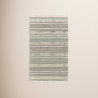 Haiya Hand-Woven Striped Jute Rug