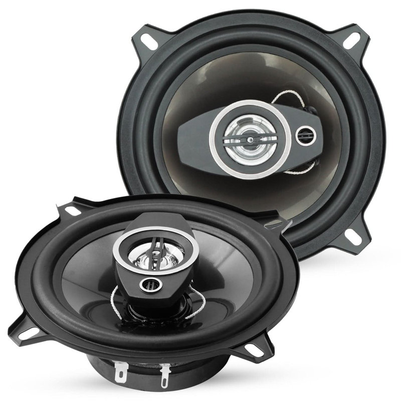 5 haut-parleurs coaxiaux 5Core pour porte de voiture 5 "paire 350W 4 Ohm 2 voies avec caisson de basses audio et super tweeter