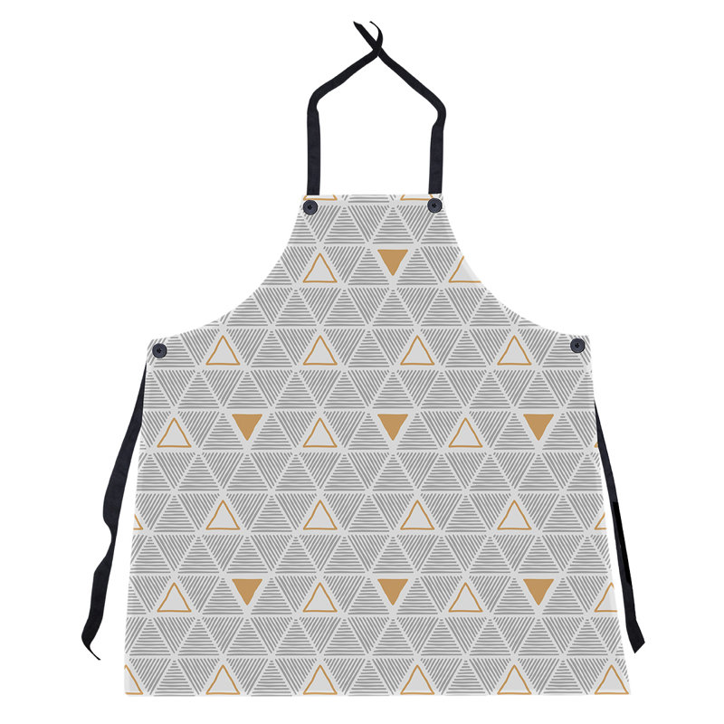 Patricia Geoffrey Bib Apron, Orange Accent