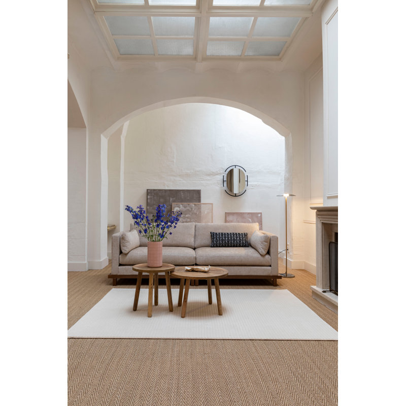 Canapé rembourré 91 po Blossom, Beige