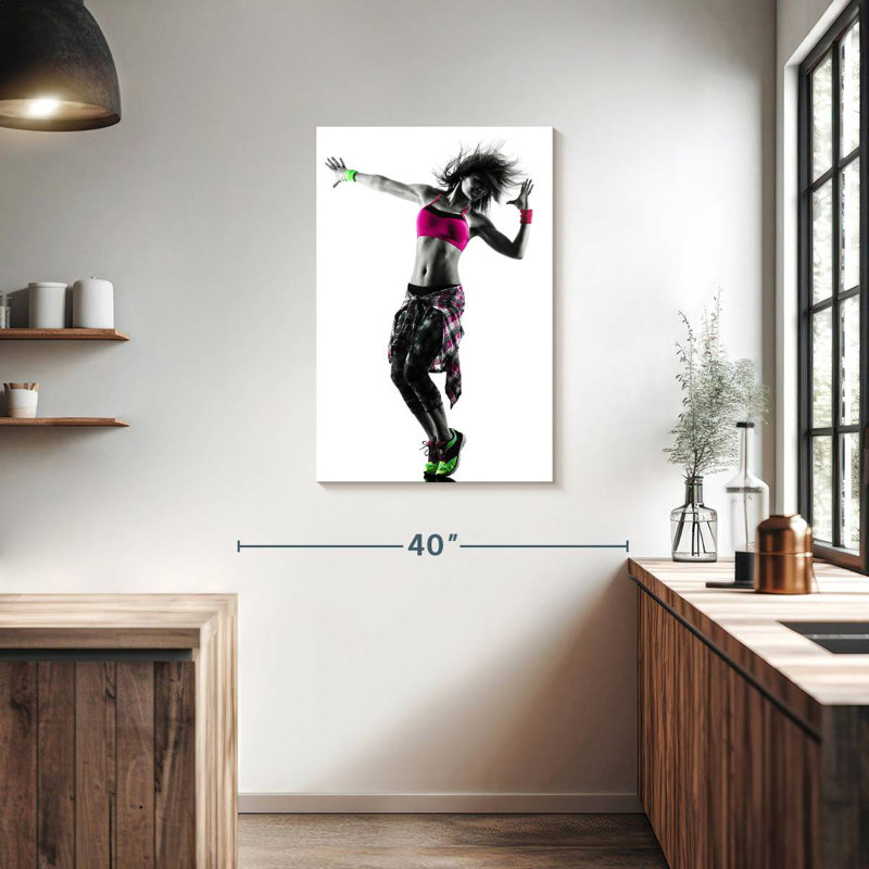 Senne Zumba Dancer, 36" H x 24" W