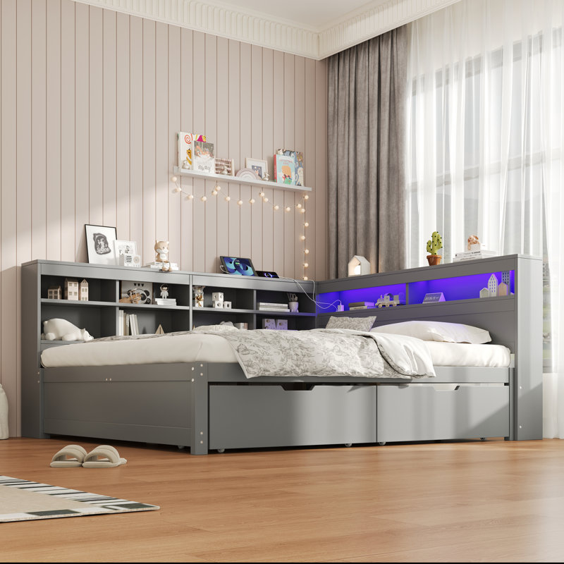 Daybed, Grey, Single (3')