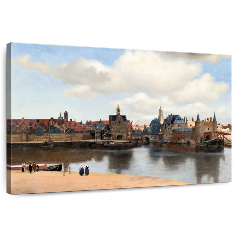 Lilie View Of Delft, 26" H x 39" W