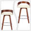 Tabourets de bar rembourrés en similicuir Riggan-1862300671
