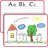 Scribbledo Magnetic Small Dry Erase White Board 9" X 12" Double Sided, Ruled 