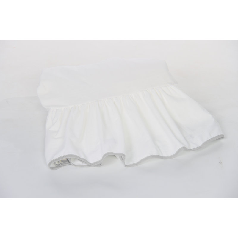 Unique Tailored Bed Skirt, Gray