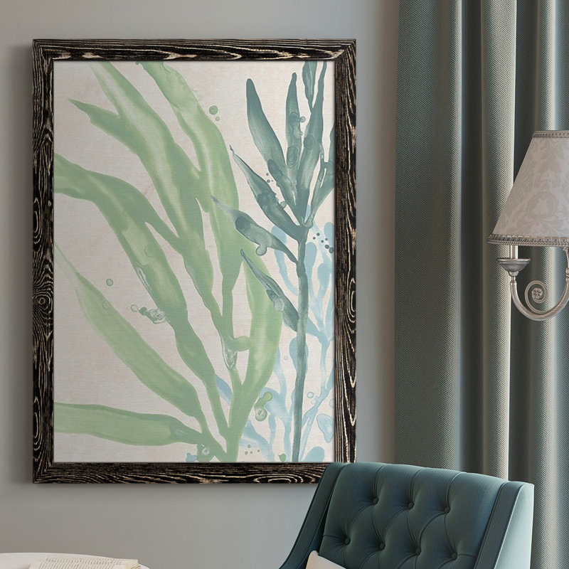 Nadel Swaying Seagrass IV, reproduction d'art sur toile, Noir, H 43,5 po x l 31,5 po x P 1 po