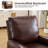 Pushback Recliner Chair With Massage And Heat, Breathable Leather-1412861111