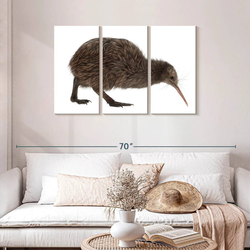 Brampt Kiwi Bird, 28" H x 45" W