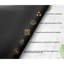 Table Runner - Black Table Runners for Dining Table 33cm x 240cm - 100% Cotton, Durable, and Wrinkle-Resistant Stitching, Ideal for Christmas Party Decoration