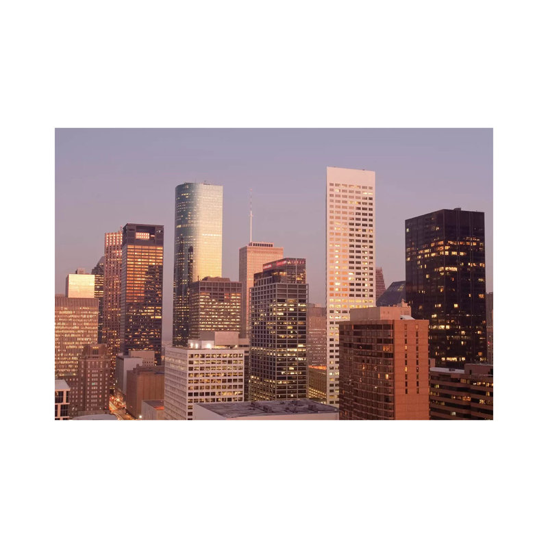Downtown Skyline IV, Houston, Texas by Michael DeFreitas - Wrapped Canvas Print, 66.04 cm H x 45.72 cm W x 3.175 cm D