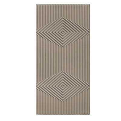 Panneau mural en PVC souple 19,7 "x 40,6" en Alpaca gris (paquet de 10)