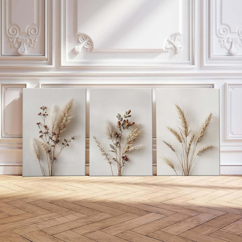 3 Piece Wrapped Canvas Print, 60 cm H x 40 cm W