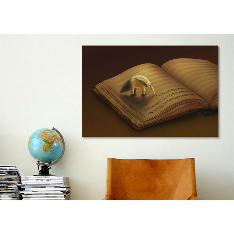 Impression sur toile tendue «Ant Eater Composer» de Brookston Hansell, H 8 po x l 12 po x P 0,75 po