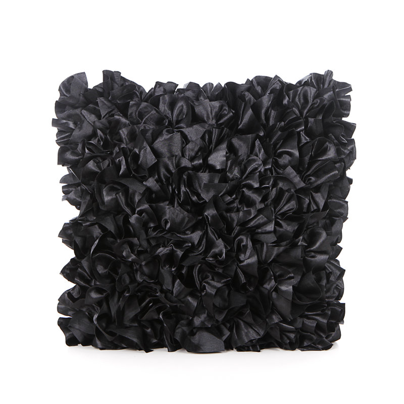 Coussin Puffy, Noir