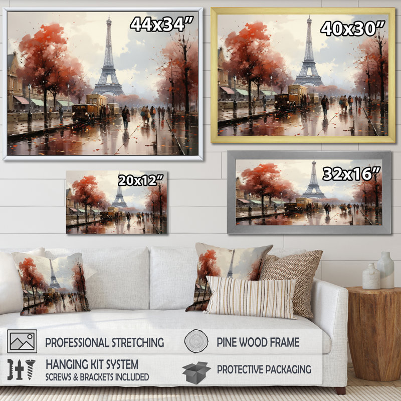 Maryliz, Paris français en 1950 - reproduction, H 30 po x l 40 po, Toile tendue