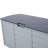 All Weather UV Pool Deck Box Storage Shed Bin Backyard Patio Outdoor W/ Wheel