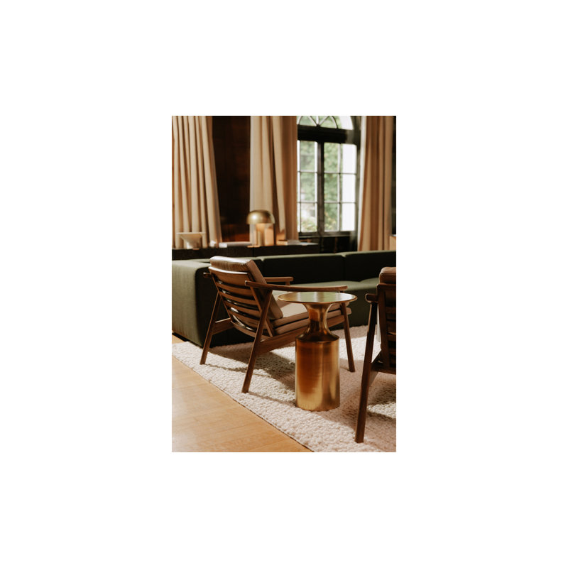 End Table, Gold