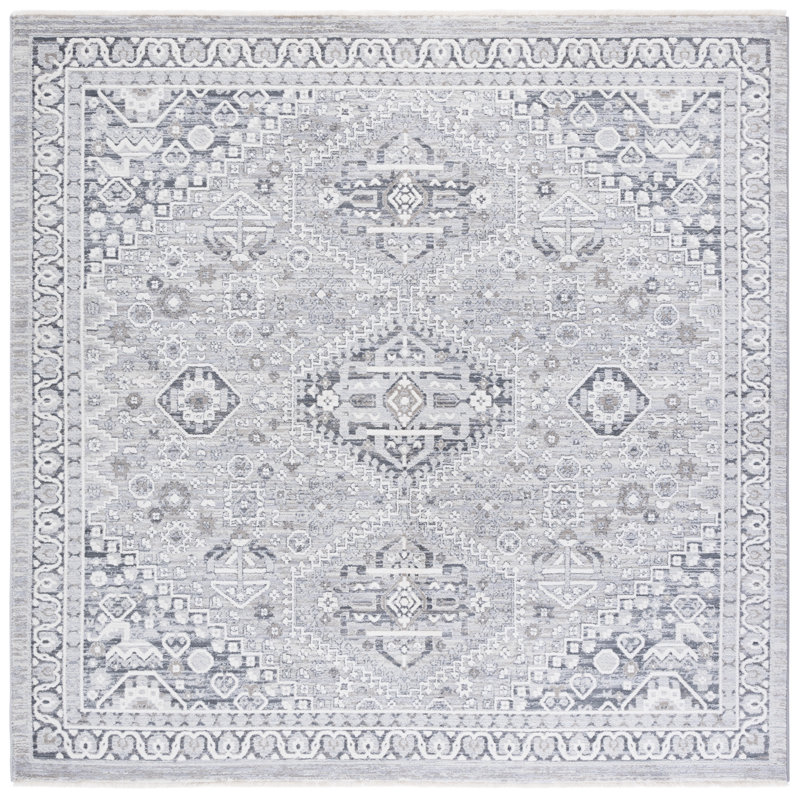 Oriental Indoor Rug, Square 6'7"