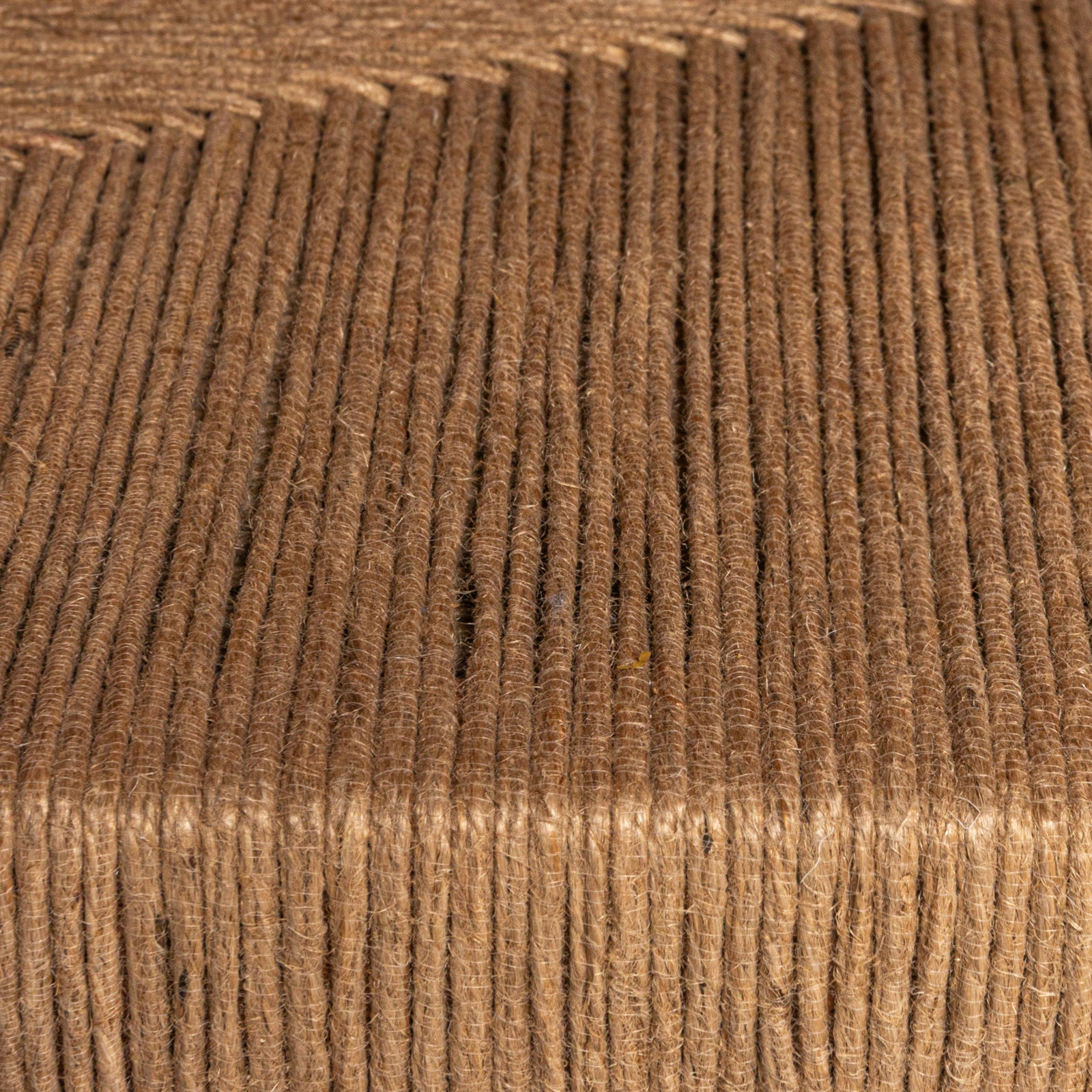 Rectangular Acacia Wood and Jute Coffee Table