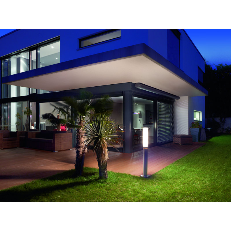 LED Outdoor Pathway Light GL 60 S, 360° Motion Sensor, 3000 K, 781 lm, Stainless Steel