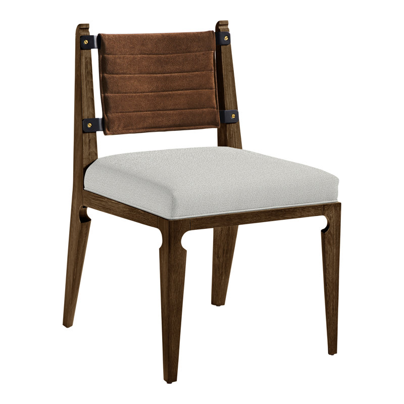 Thom Filicia Home Gifford Side Chair, Havana, Callaloo Cotton